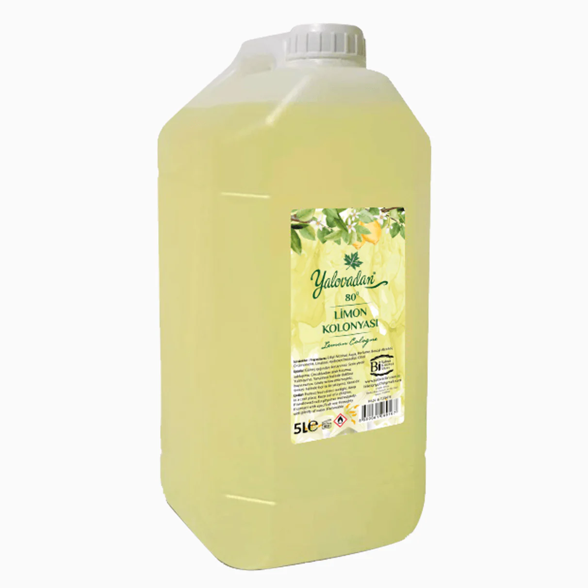 Limon Kolonyası 5000 ML Bidon